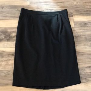J Crew Pleated Pencil Skirt